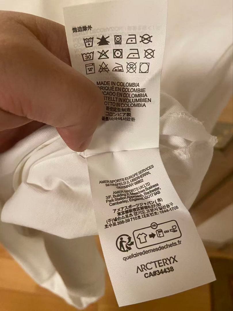 Arcteryx Multi Brid Logo クルーネック長袖Tシャツ