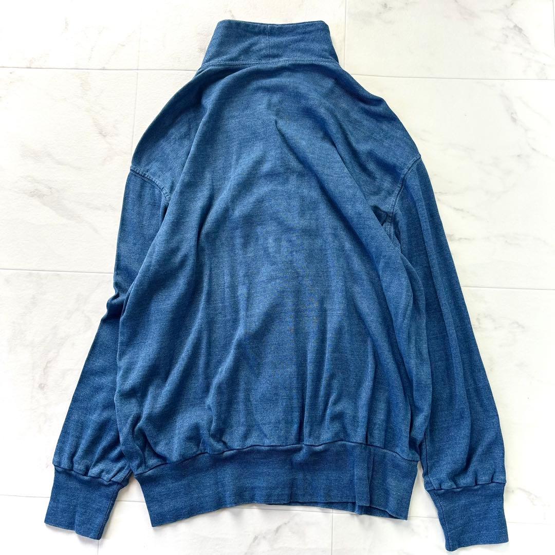 美品✨TIGRE　BROCANTE　天竺スモールショール　カーディガン　ブルー