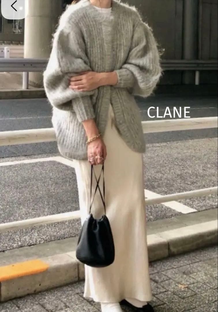 COLOR MOHAIR SHAGGY CARDIGAN サイズ1
