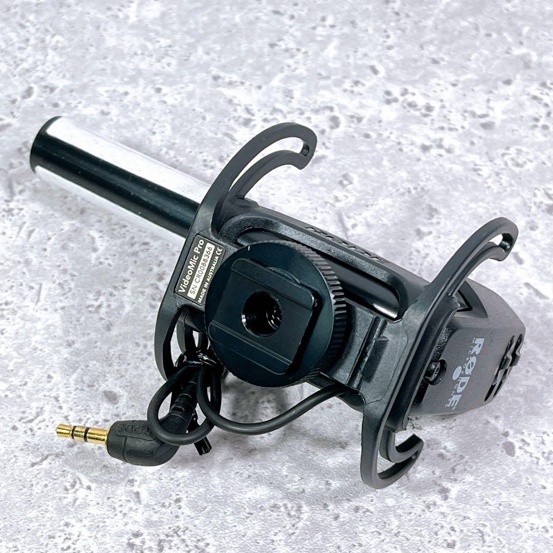 美品 RODE VideoMic Pro コンデンサーマイク 風防付き