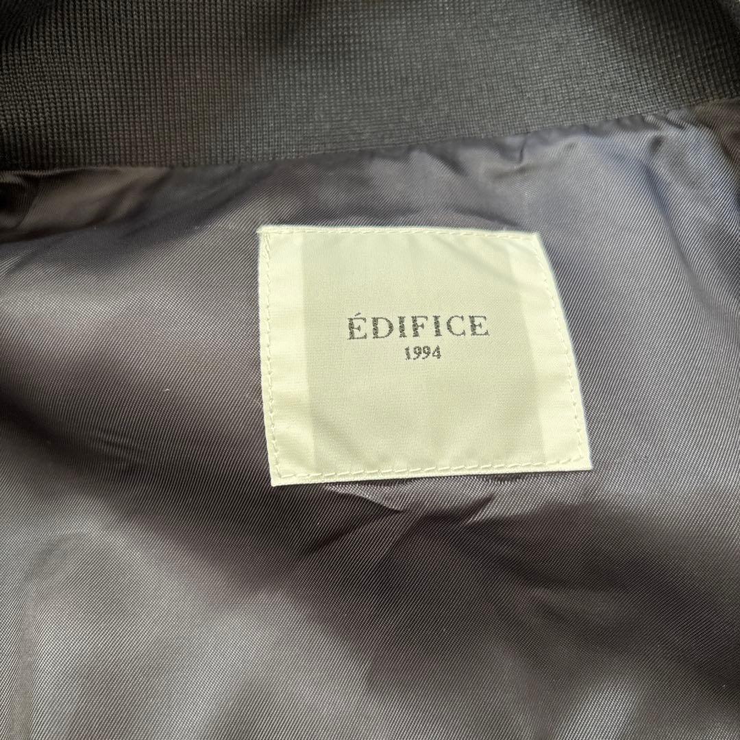 【美品】EDIFICE ヘビーメモリーハリントンブルゾン