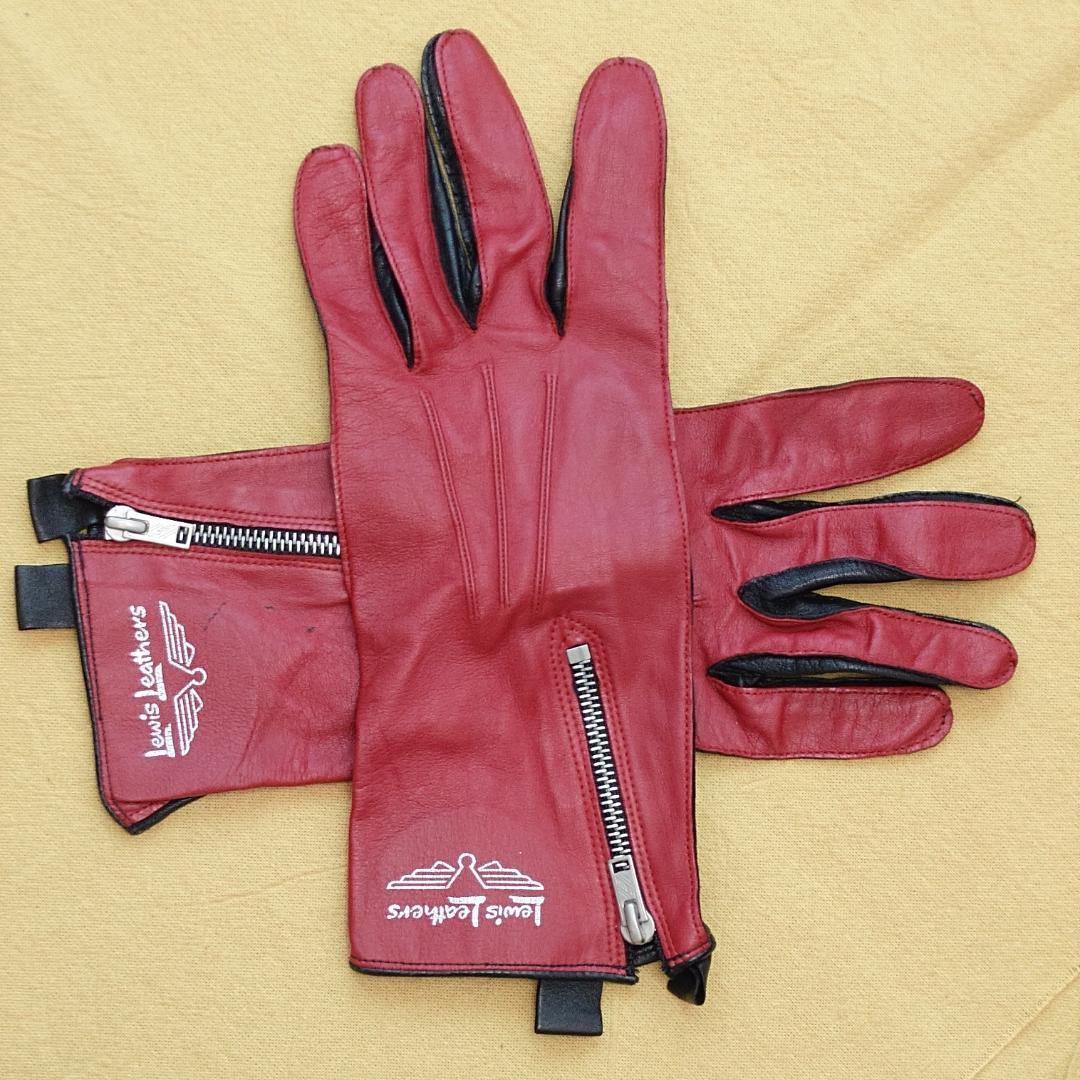 Lewis Leathers (ルイスレザーズ) レーシンググローブ レッド