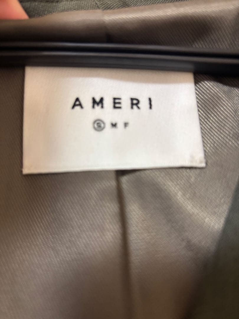 Ameri ROSE EMBROIDERY JACKET カーキ