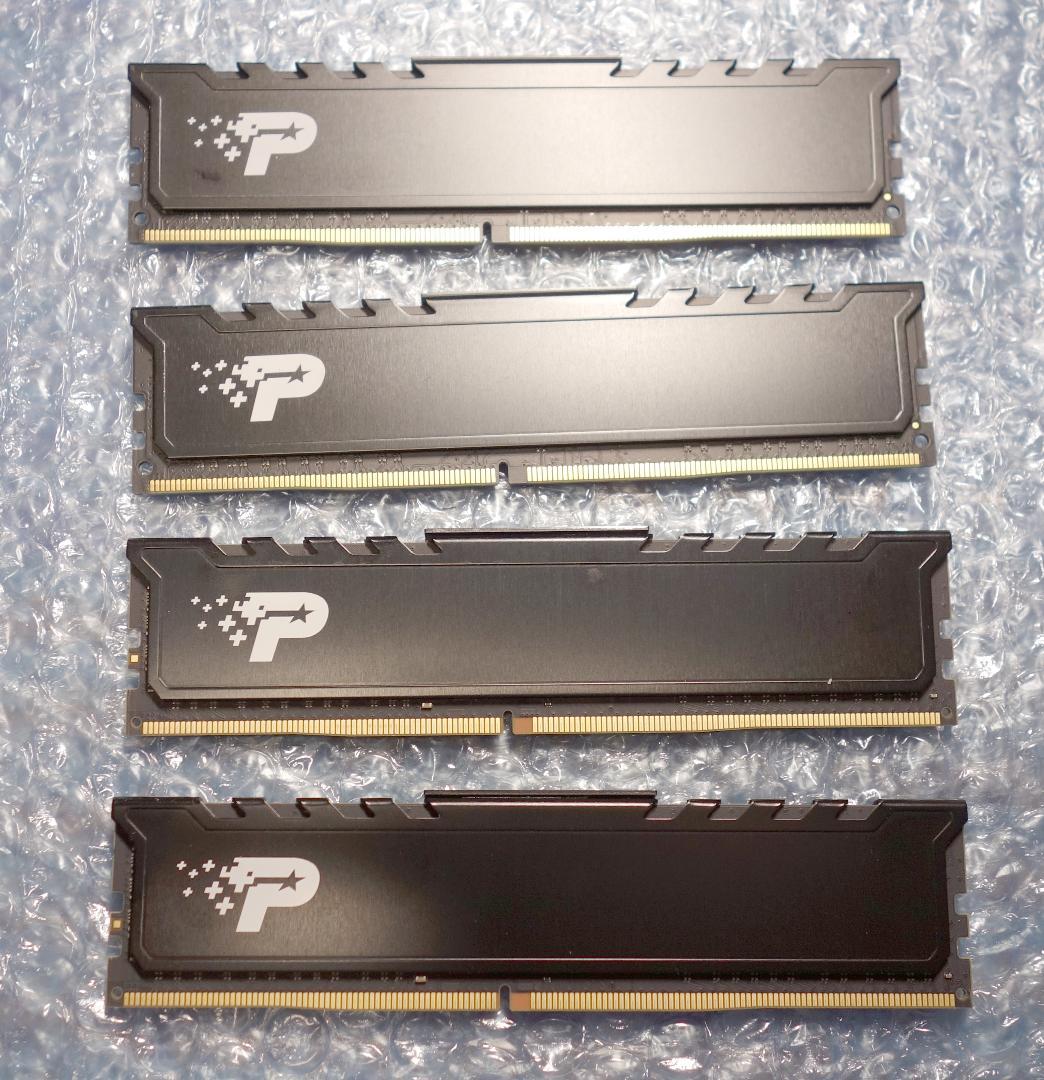 Patriot Memory DDR4 2666 16GB 4枚（計64GB）