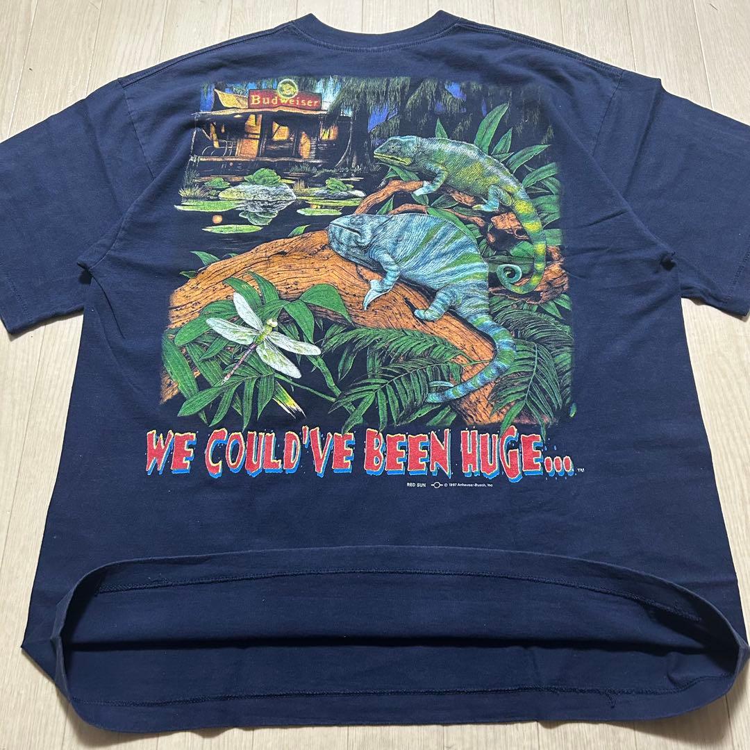 バドワイザー　Budweiser カメレオン　Tシャツ　90s XL