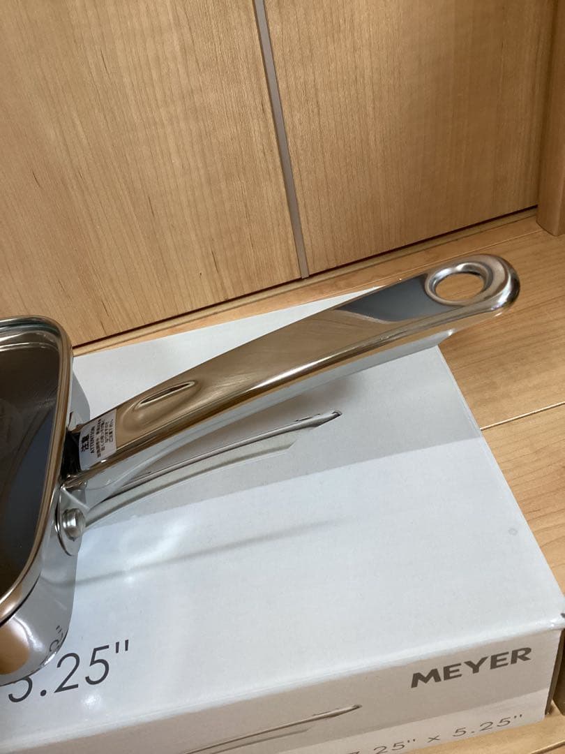 新品未使用　MEYER 蓋付エッグパン18cm マキシムSS マイヤー
