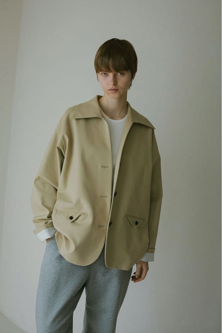 manof マノフ DETAILED OVER SIZE JACKET 美品