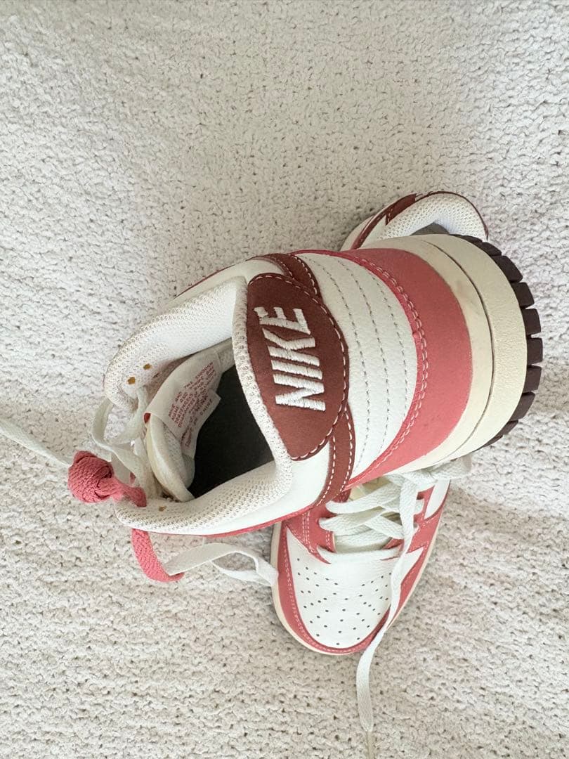ぱ*ぴ様 Nike Dunk Low ゴルフシューズ ピンク/ホワイト　24㎝