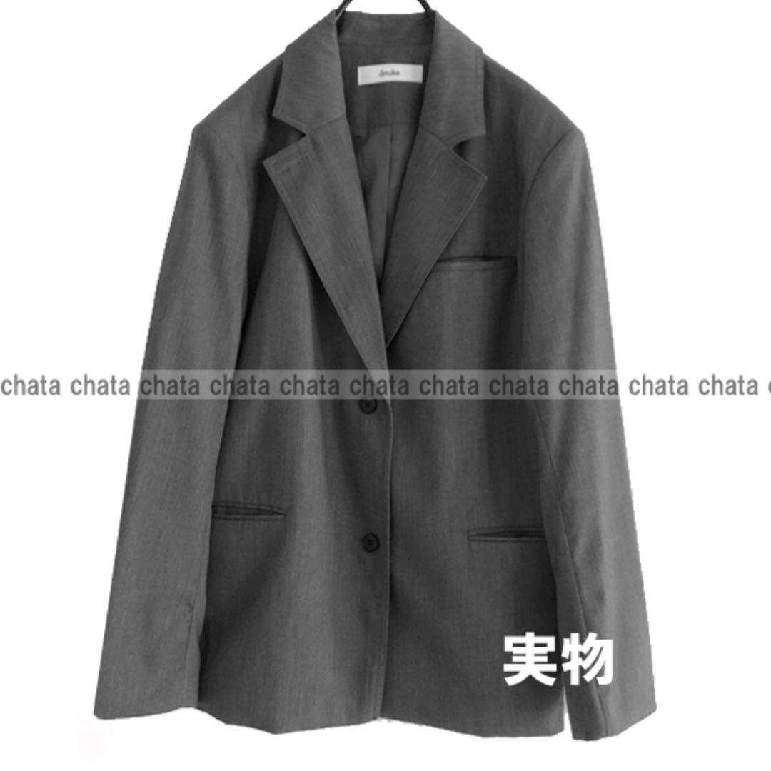 【anuke】ツイルオーバージャケット　Twill Over Jacketグレー