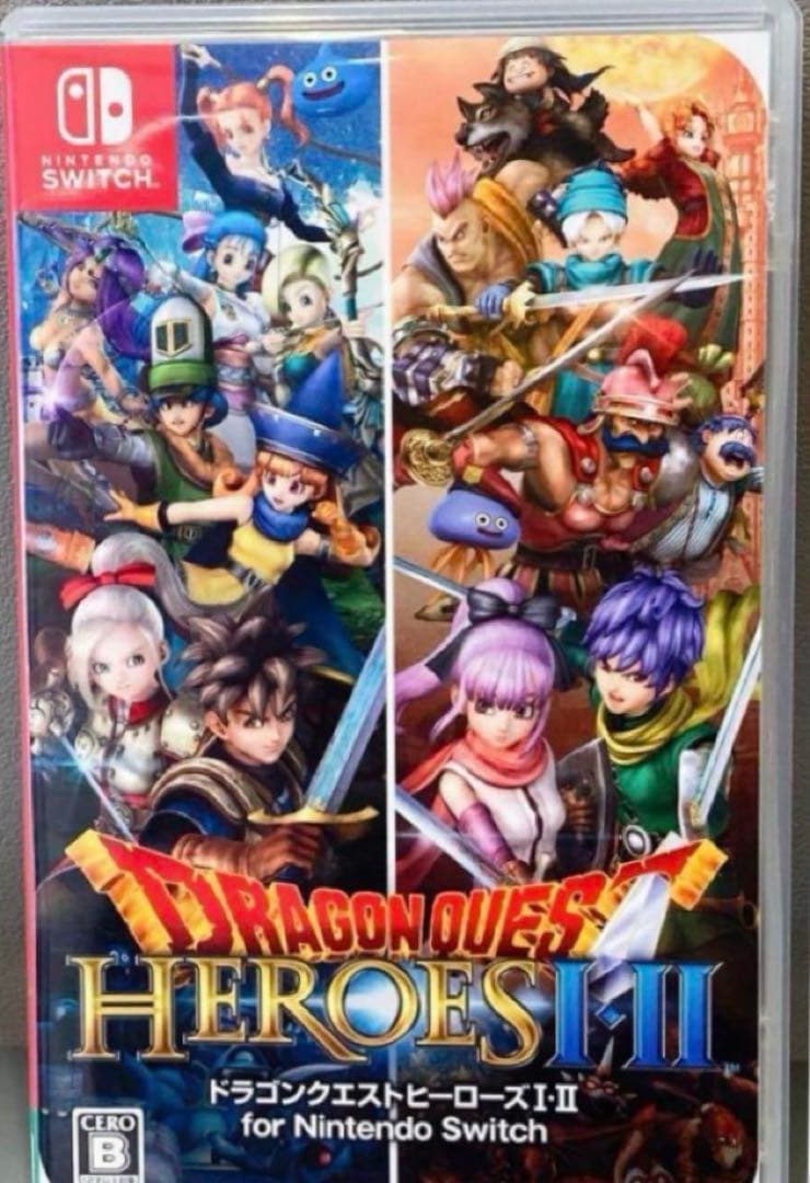 任天堂スイッチソフトドラゴンクエストヒーローズ1・2⭐️ドラクエ無双（動作確認⭕️）