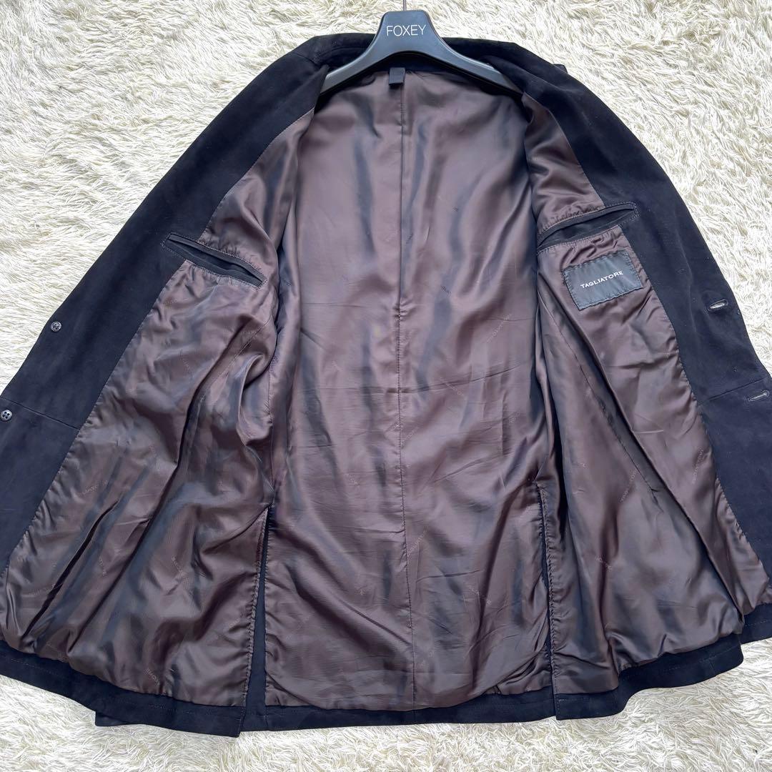美品 タリアトーレ カーソン 近年モデル ラムスエード2Bジャケット