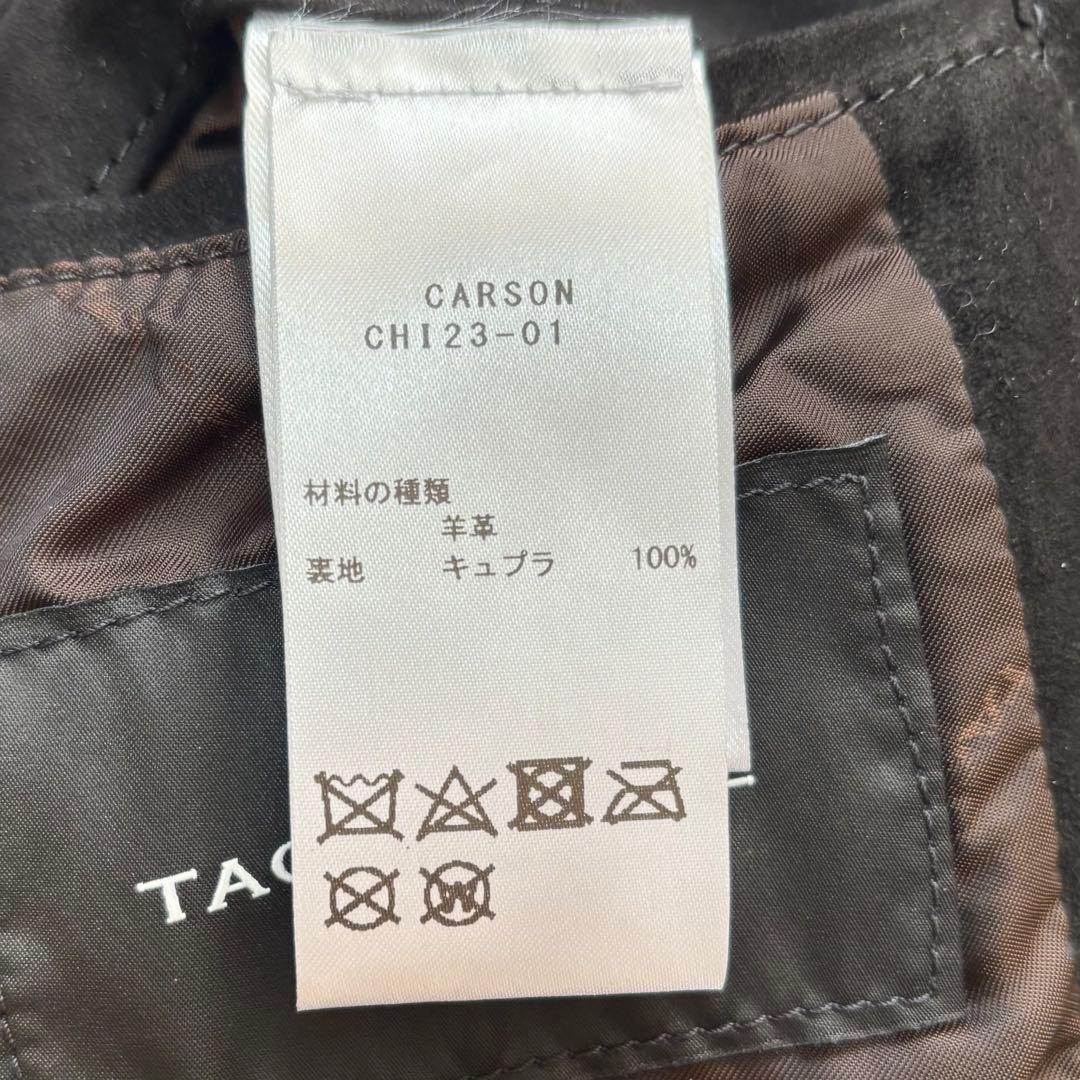 美品 タリアトーレ カーソン 近年モデル ラムスエード2Bジャケット