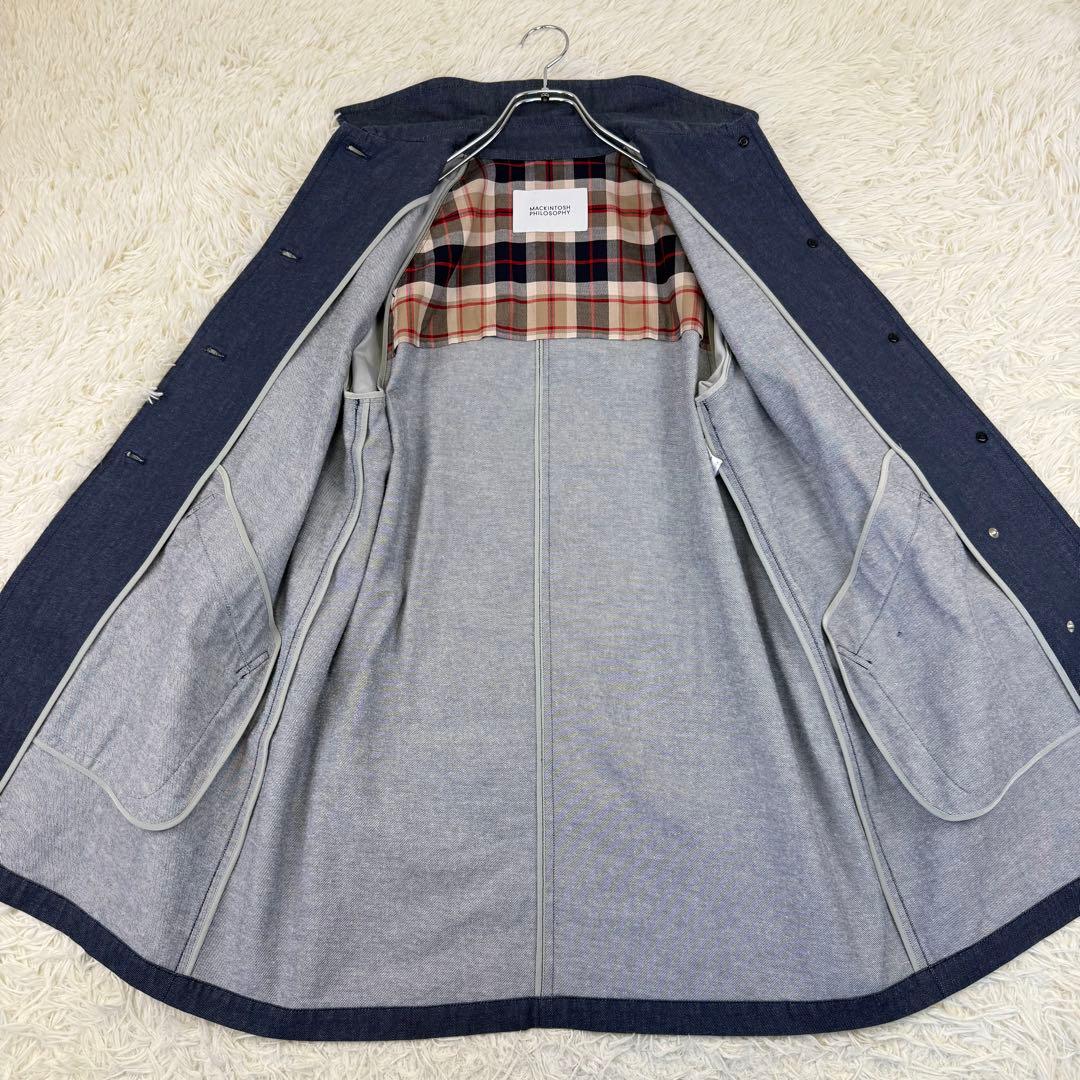 美品 24年 マッキントッシュフィロソフィー WELBURY DENIM コート