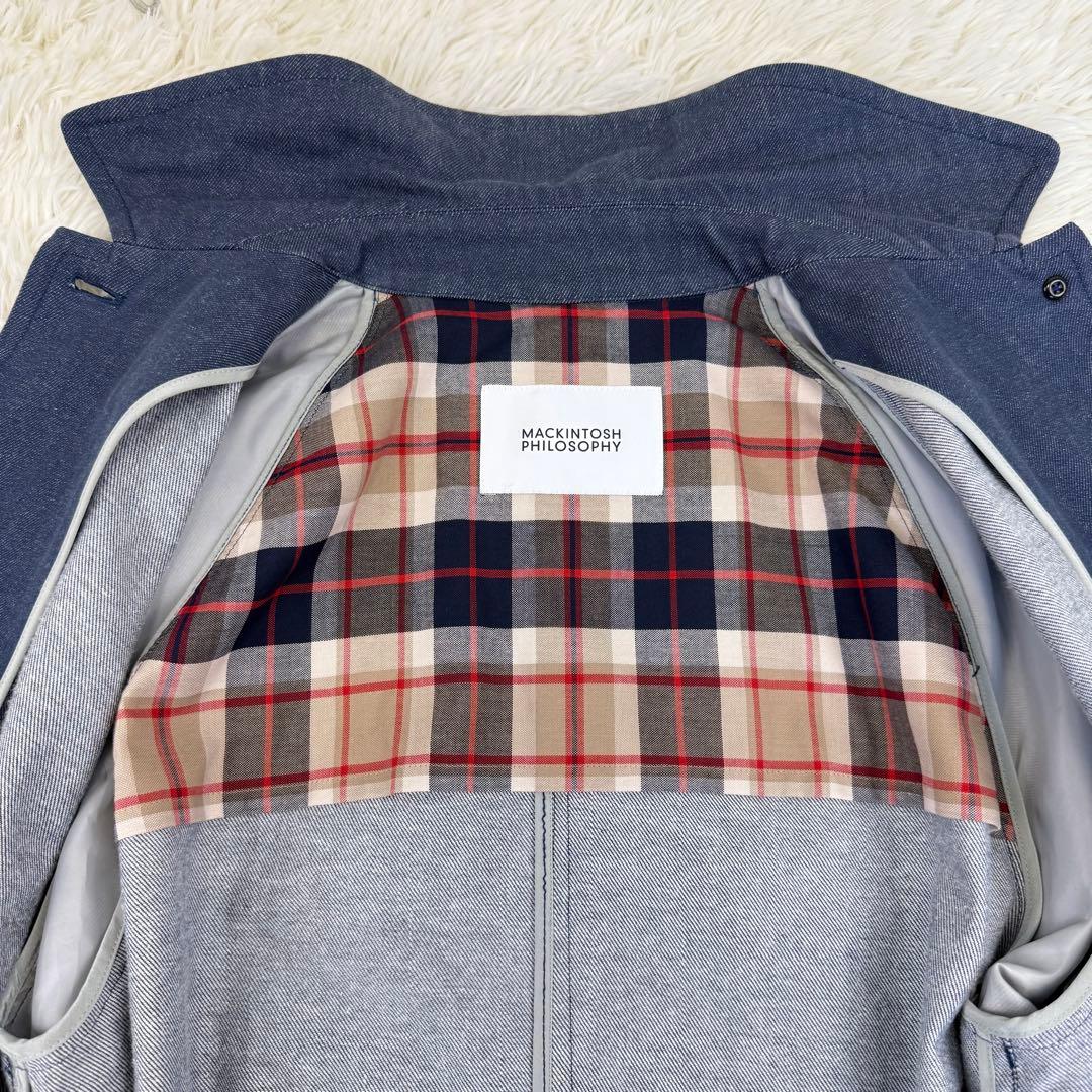 美品 24年 マッキントッシュフィロソフィー WELBURY DENIM コート
