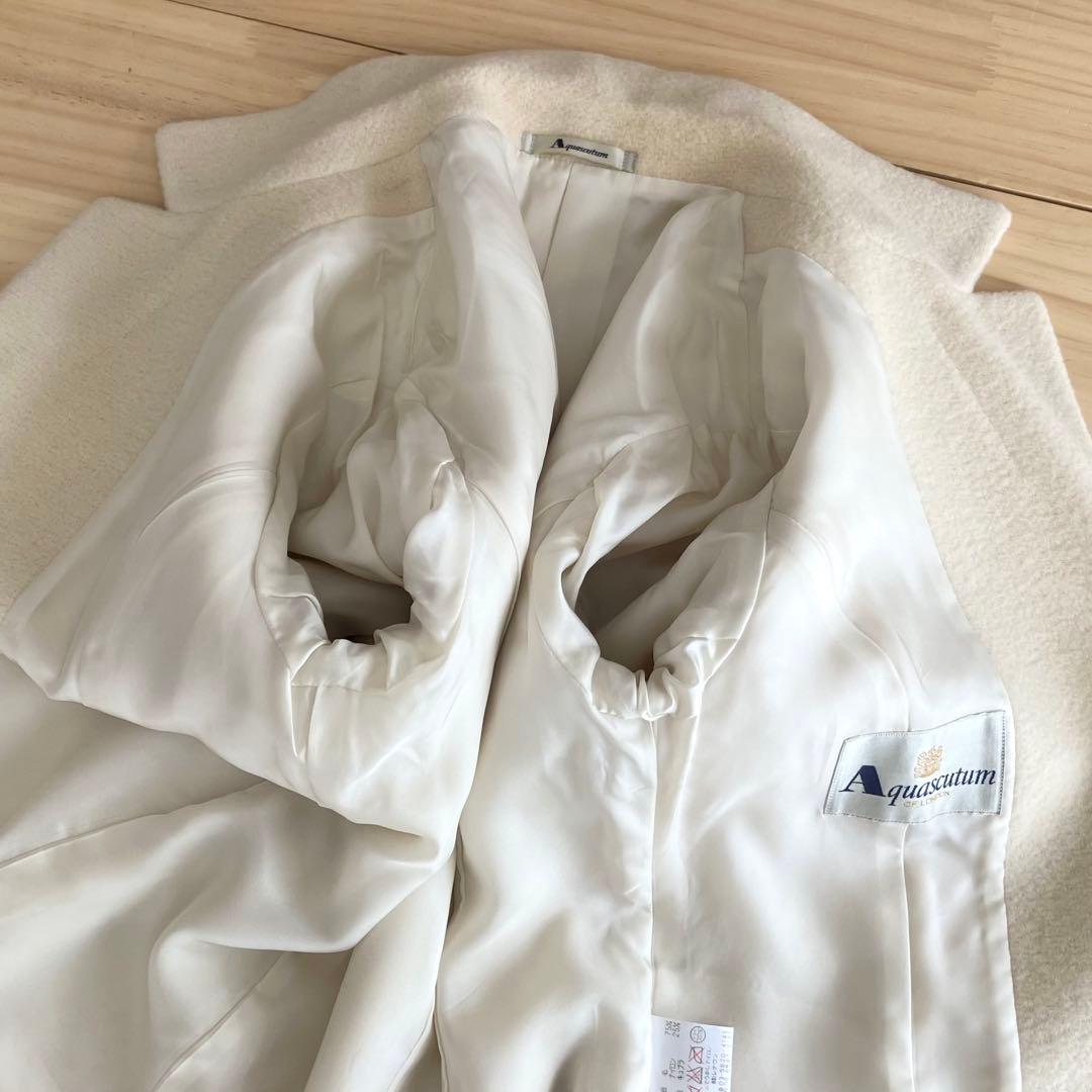 美品 Aquascutum アクアスキュータム ウール系 テーラードジャケット