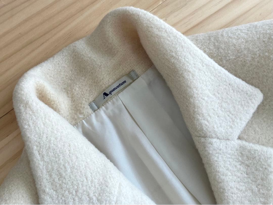 美品 Aquascutum アクアスキュータム ウール系 テーラードジャケット