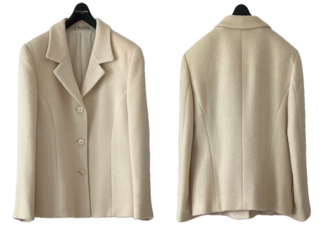 美品 Aquascutum アクアスキュータム ウール系 テーラードジャケット