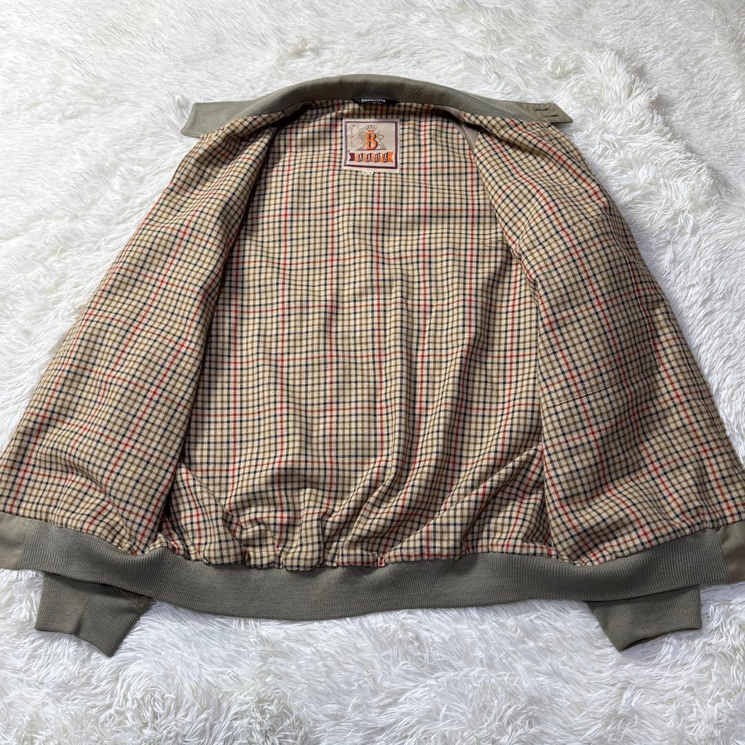 【一枚袖】BARACUTA G9 ハリントンジャケット 玉虫色 40