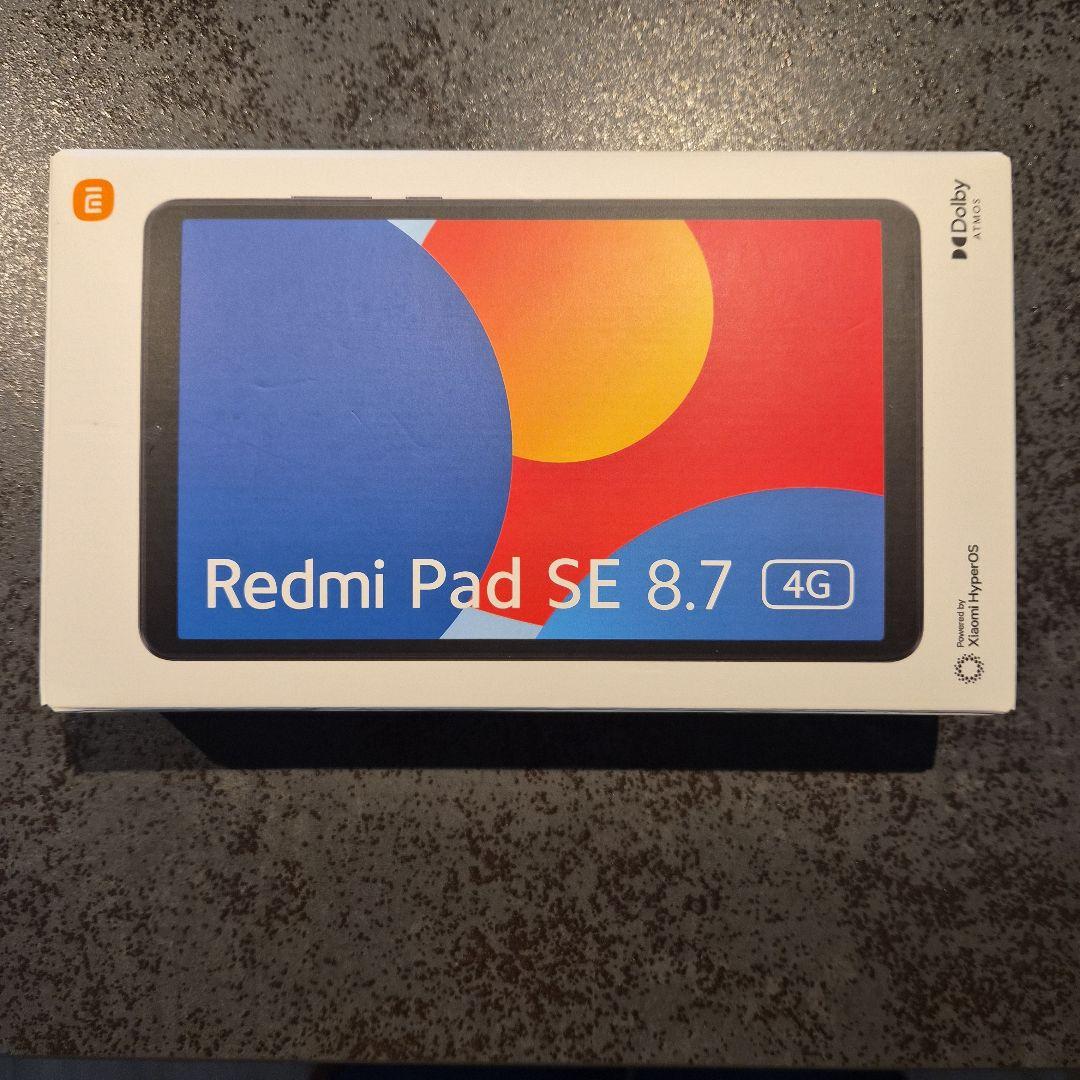 【美品】Redmi Pad SE 8.7 4G + ケース + ガラスフィルム