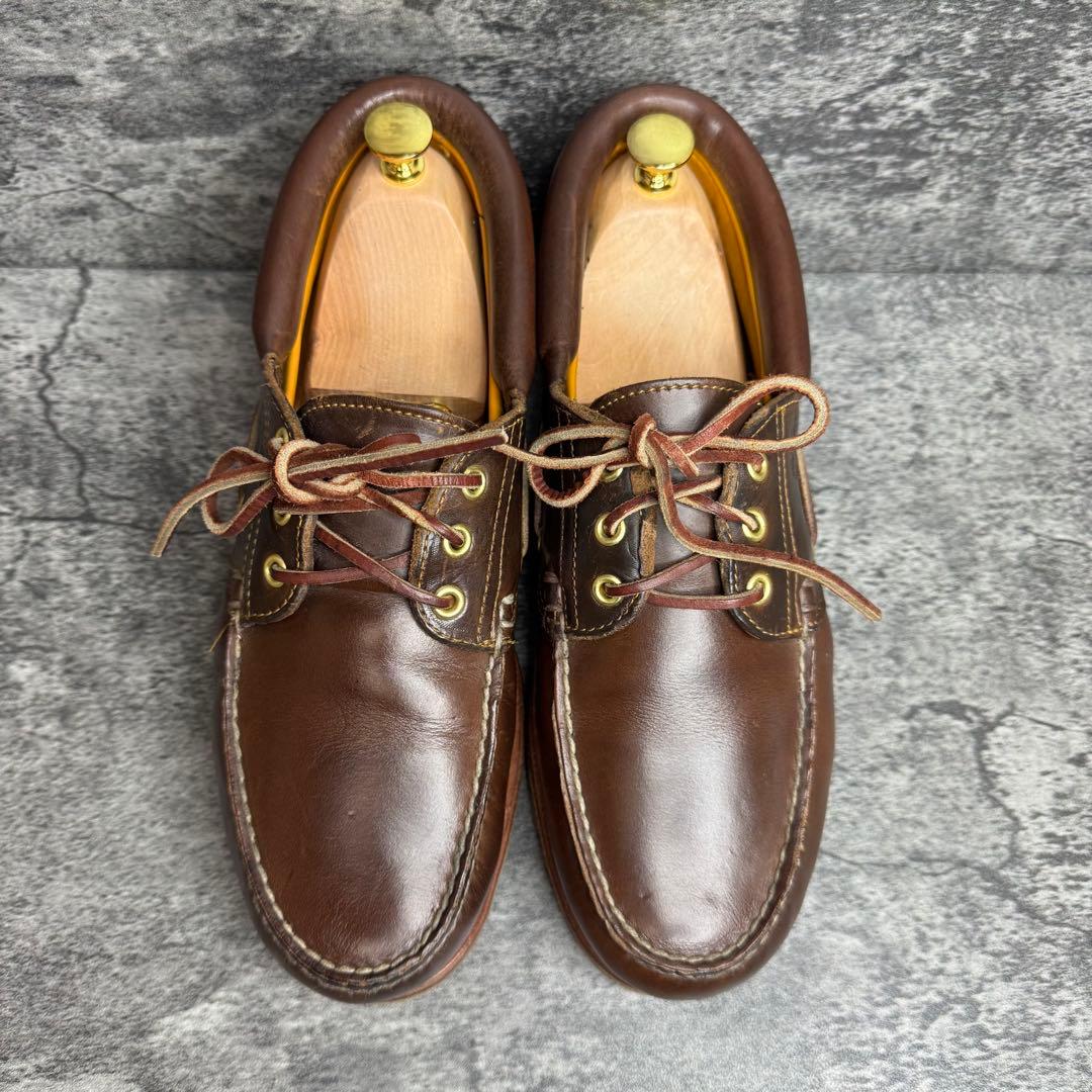 【美品】Timberland デッキシューズ 3Eye 27cm モカシン
