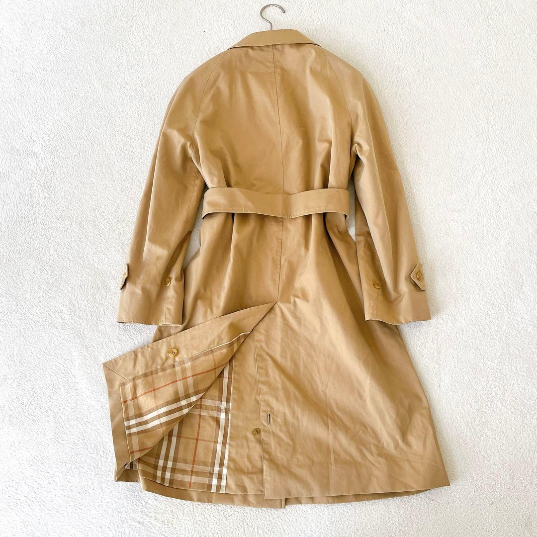 ★BURBERRYS★Vintage ノバチェック ベルト付トレンチコートM相当