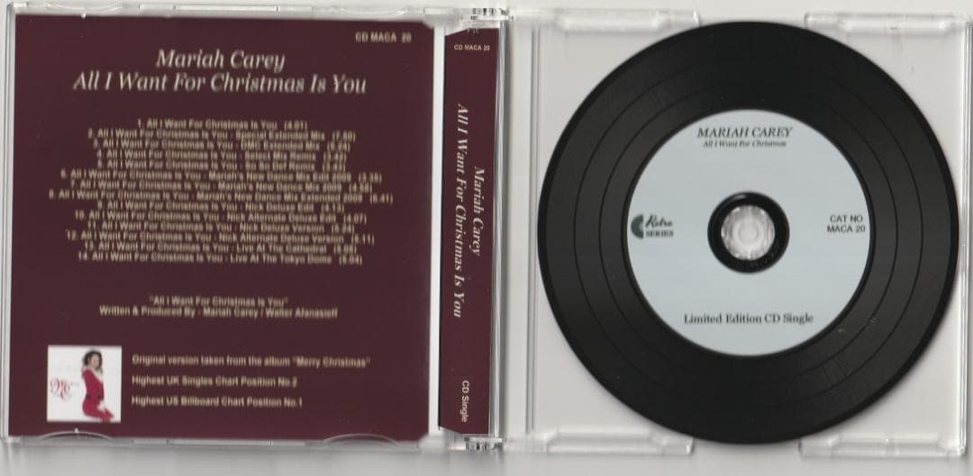 Mariah Carey　恋人たちのクリスマス　14トラック REMIX CD
