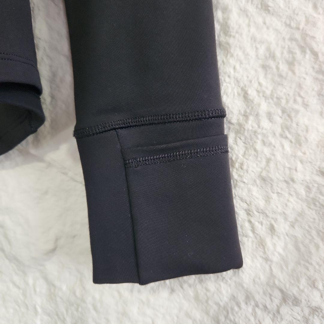 cb.jルルレモン ランニングウェア ハイネック 黒4 lululemon