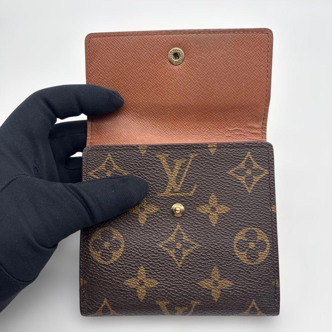 Louis Vuitton モノグラム Wホック 三つ折り財布