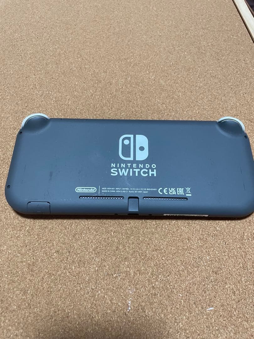 Nintendo Switch Lite グレー 本体　中古品