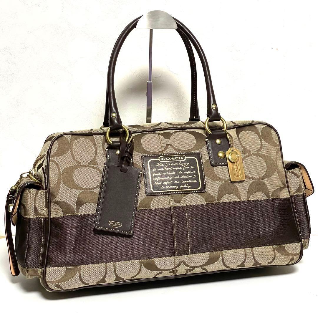 ✨極美品✨旅行 出張 COACH コーチ 2wayボストンバック F10392