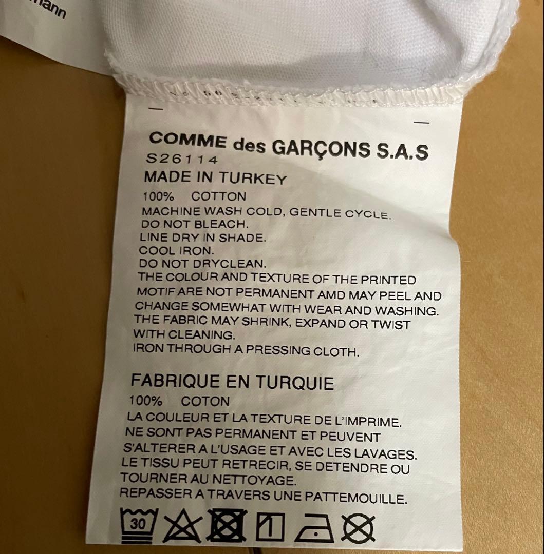 COMME des GARÇONS SHIRT ホワイト Tシャツ S