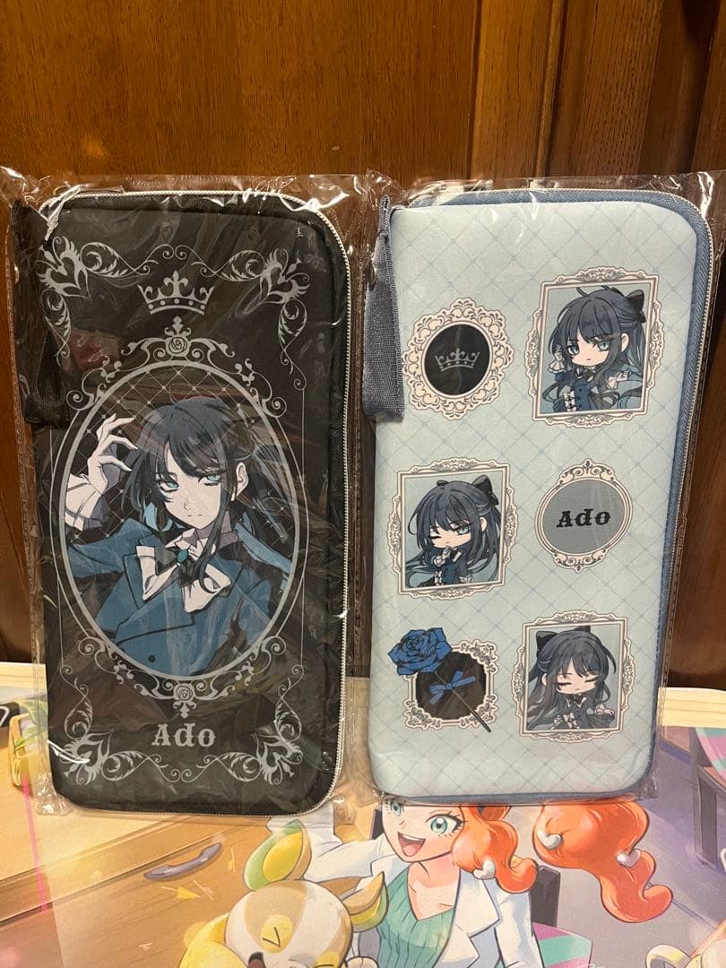 Ado ペンライトケース 収納ボックス ラウンドワン限定 4点セット
