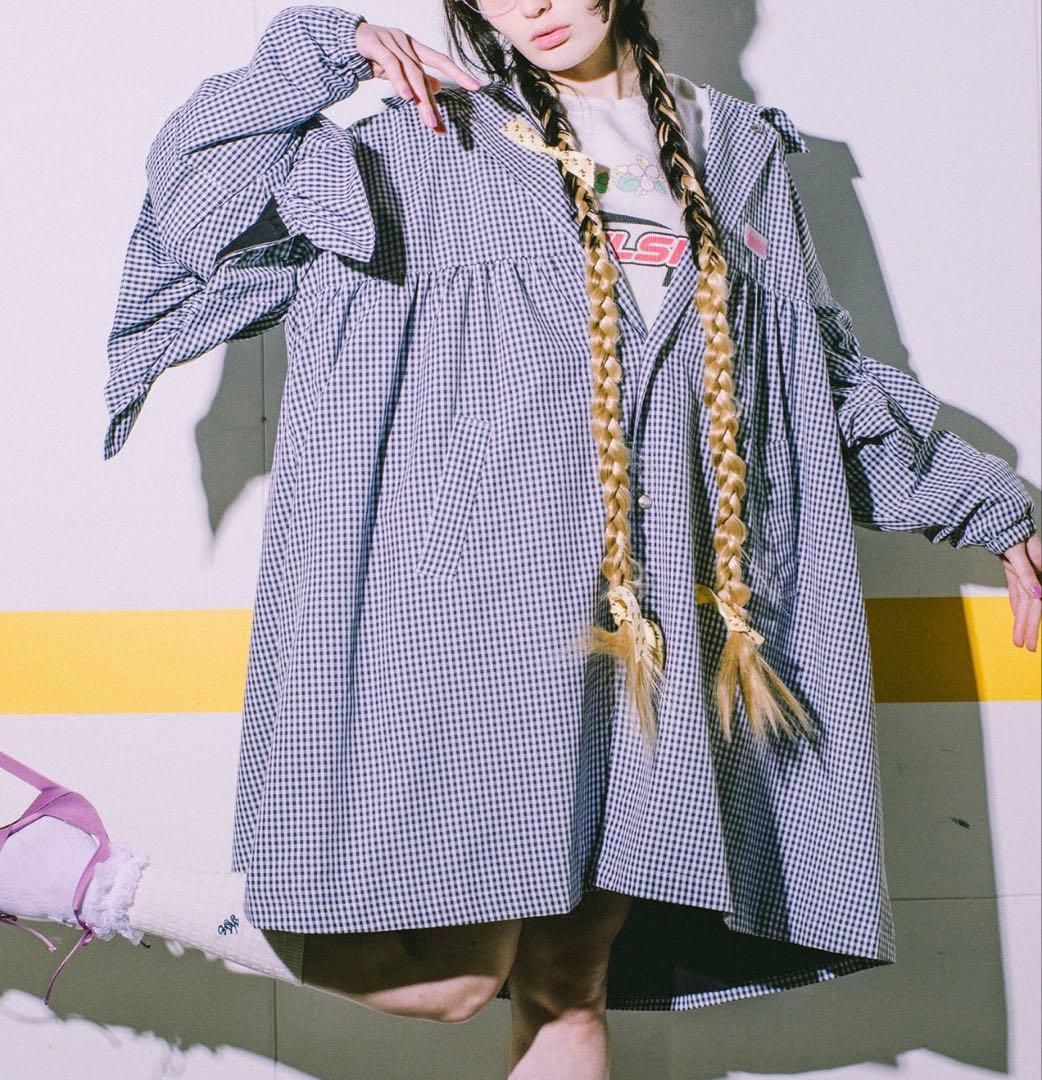 リトルサニーバイト今期SS checker long jacket Sサイズ