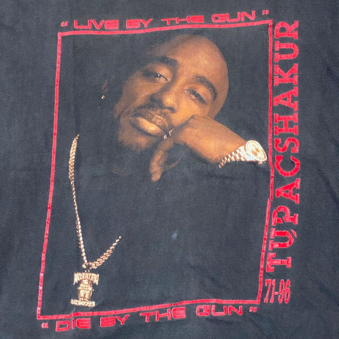お*フ様 超希少 90s 2pac tupac ヴィンテージTシャツ rapvi