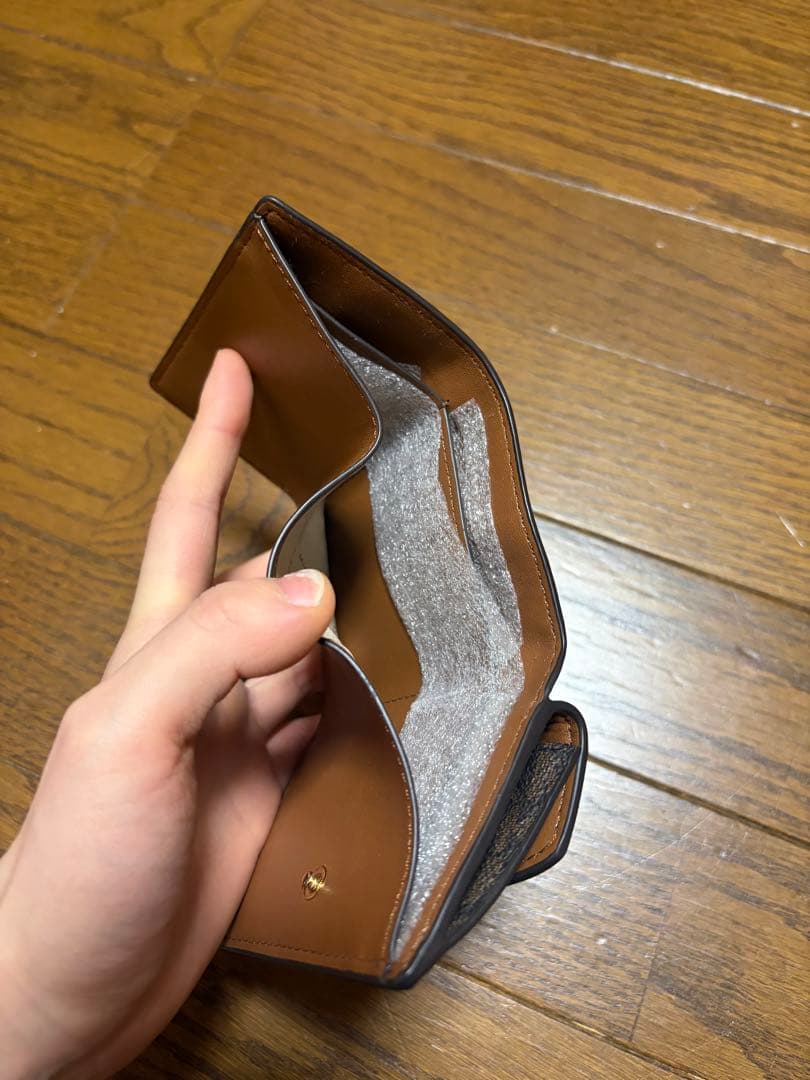 【新品未使用】 マイケルコース ブラウン 三つ折り財布