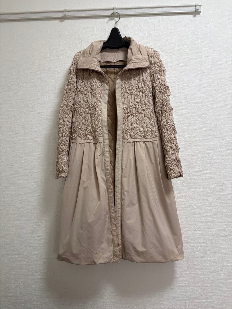 ヒロコビス　ロングコート　ライナー付き　9号　M ベージュ