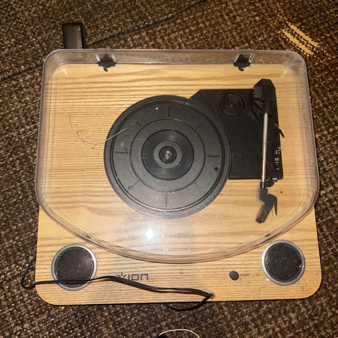 羊文学レコード&ION アナログレコードプレーヤー ウッド調　セット
