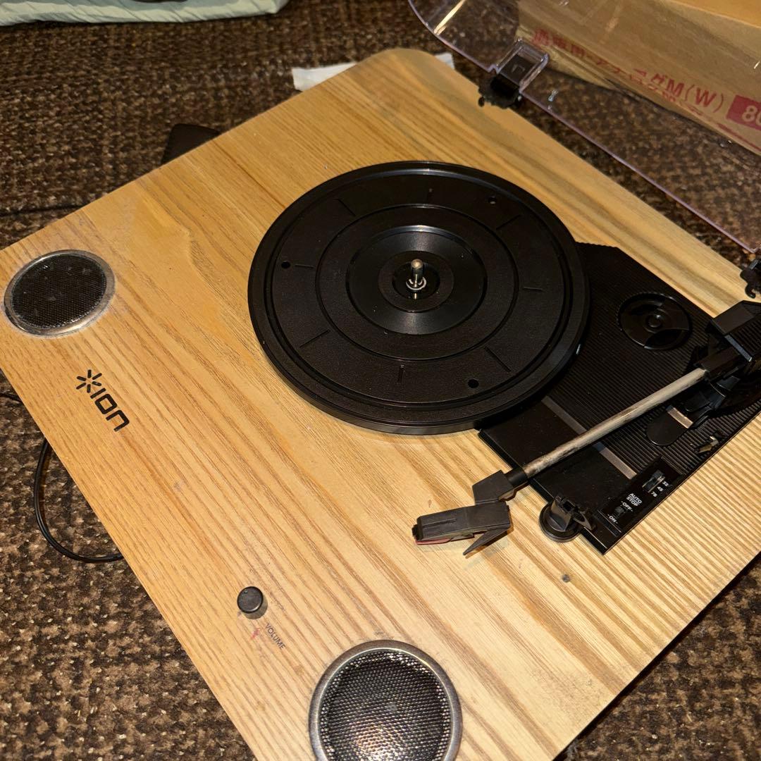 羊文学レコード&ION アナログレコードプレーヤー ウッド調　セット