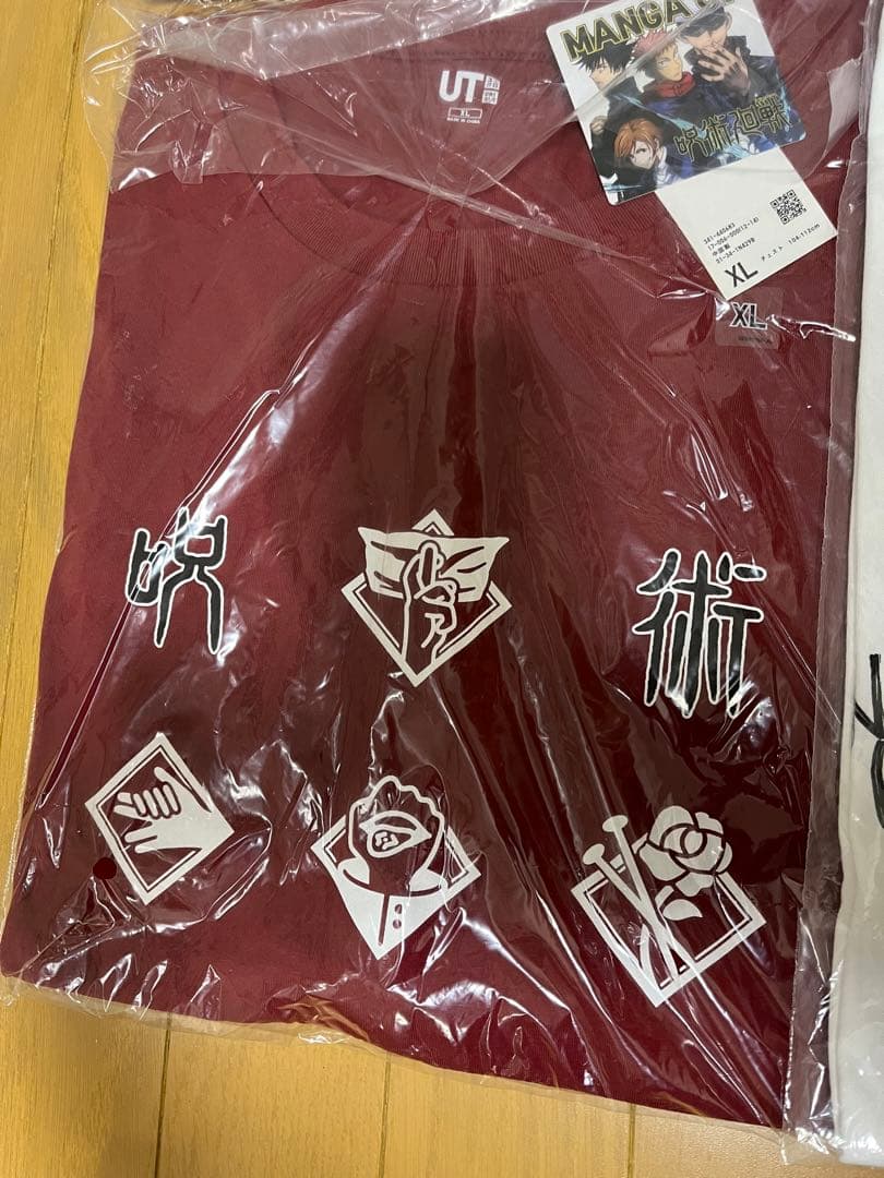 呪術廻戦Tシャツ　9枚（X L）まとめ売り5種類　新品未開封