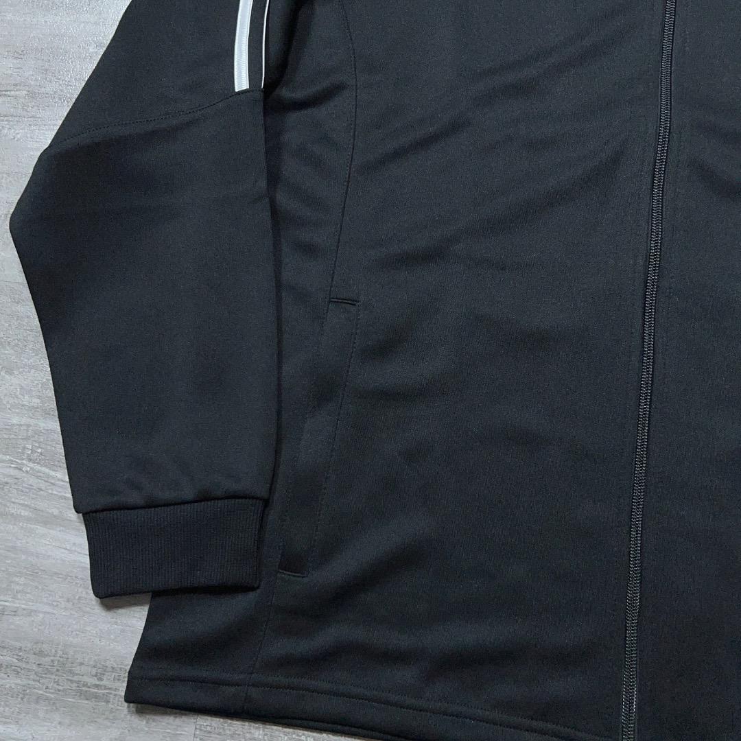 新品 正規品 アディダス ジャージ セットアップ 上下 黒 Adidas L