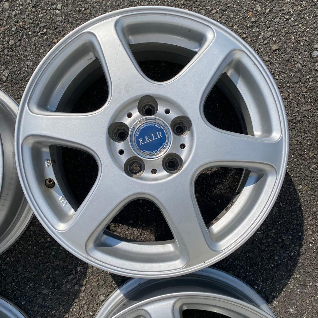 【4本セット送料無料】15インチホイール 15×6J+48 5穴　PCD100