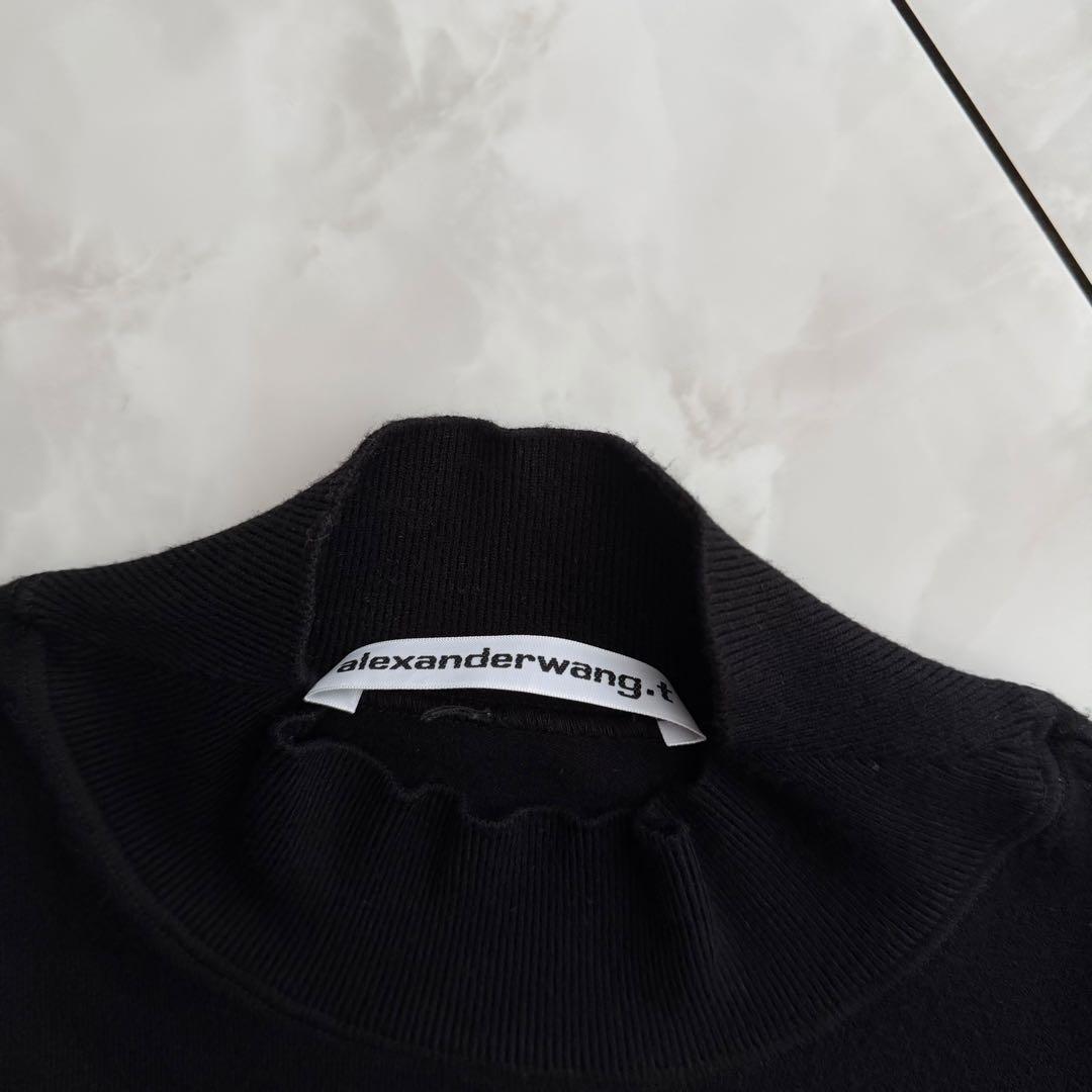 alexanderwang ブラック ハイネック S