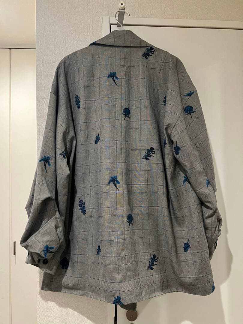 ジャケット・アウター Ameri Vintage CHECK FLOWER PAPA JACKET