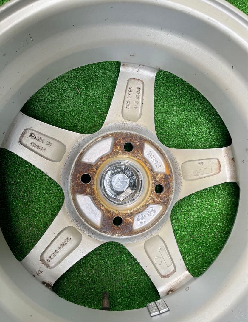 WEDS 社外ホイール 14インチ4.5J+45 　STAKER 4本セット！！