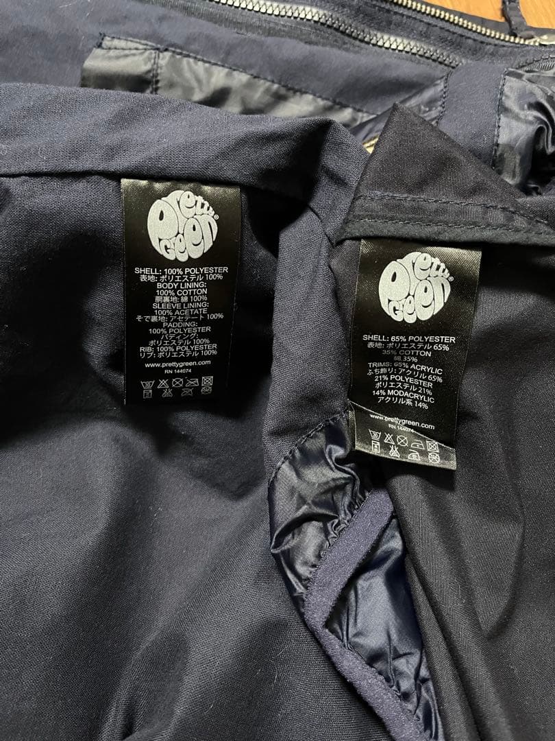 Pretty Green プリティーグリーン モッズコート ネイビー