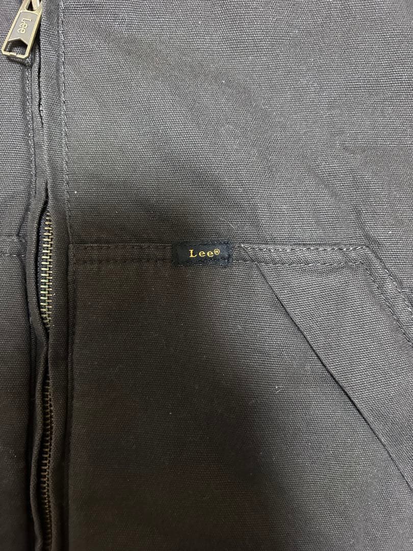 【mo】【美品】Leeリー ダックベスト ワークベスト 裏ボア サイズL
