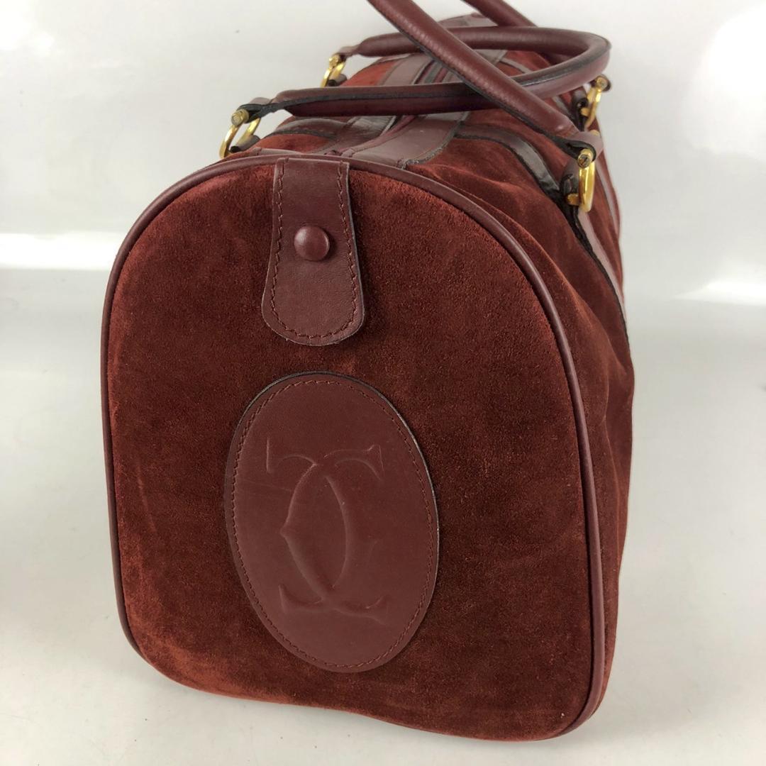 Cartier カルティエ ボストンバッグ レッド レディース ブランド