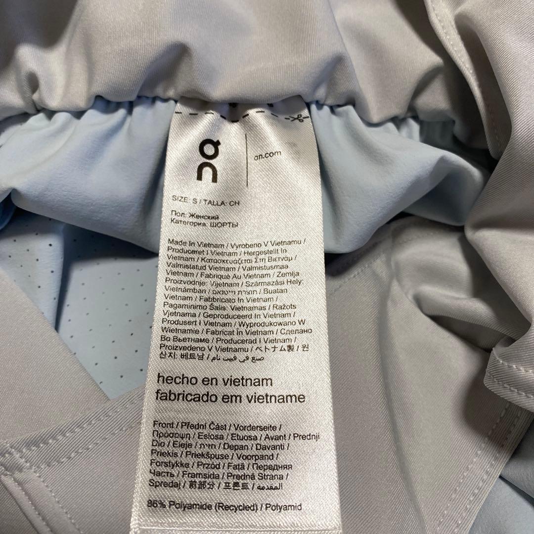 ON Performance Shorts レディース　ライトブルー　S