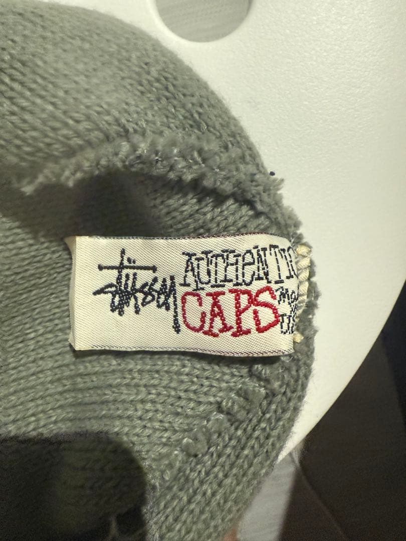 希少 Old Stussy beanie ビーニー ニット帽 USA製