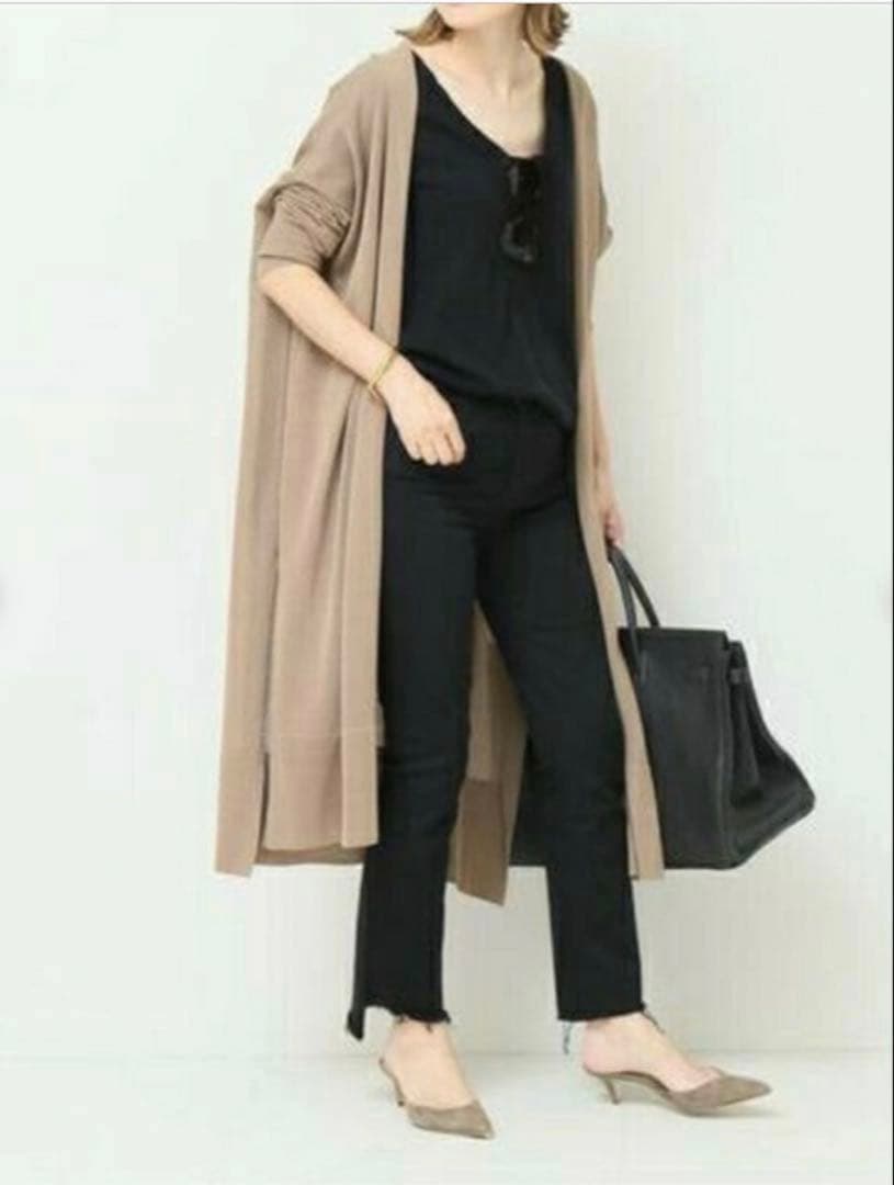 H*N様 deuxieme classe Vネックロングカーデ 新品
